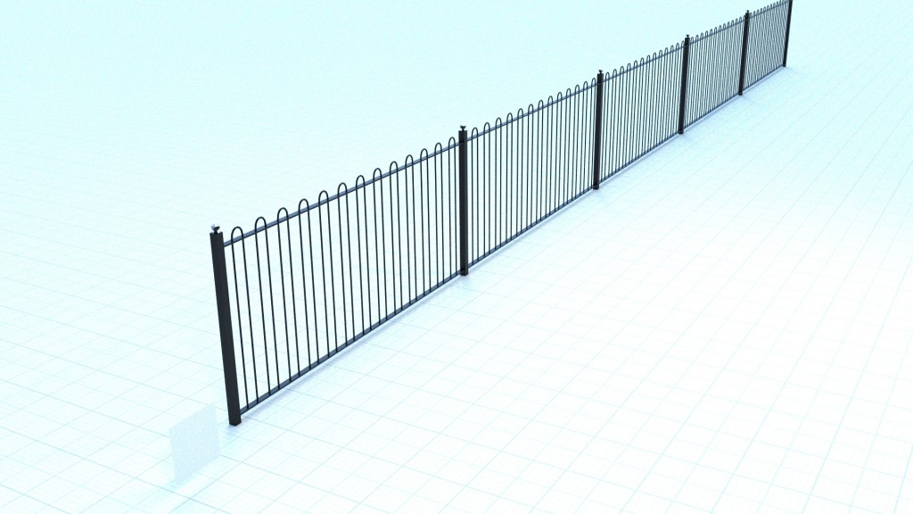 Railing BowTop 1200mm high simple preview image 1